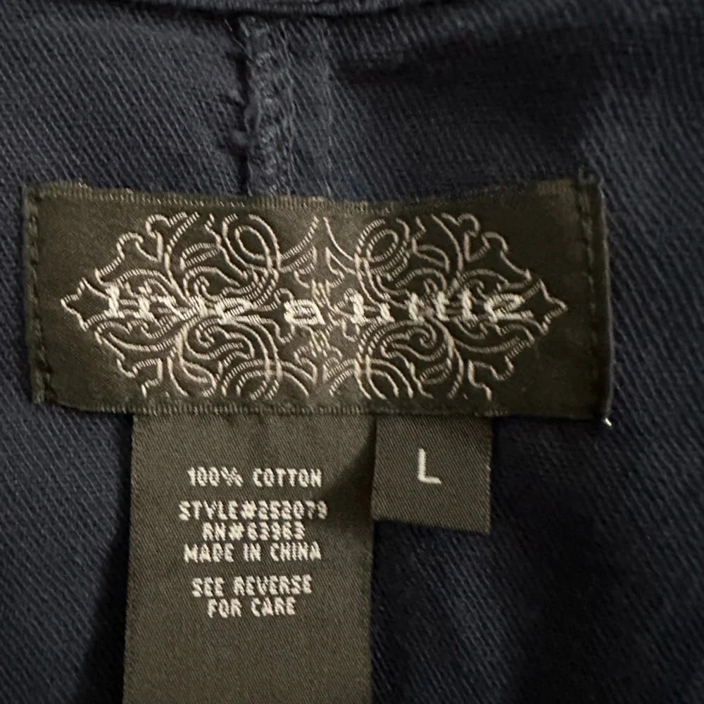 Live a Little Navy Utility Jacket - Picture 8 of 11